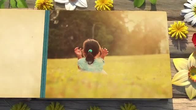 Vintage Photo Album - Four Seasons: After Effects Templates