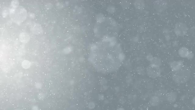 White Particles Background Loop: Stock Motion Graphics