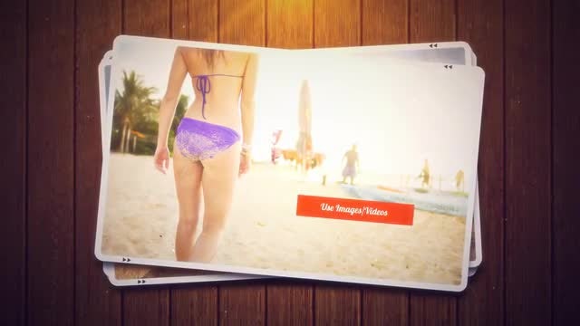 Falling Photo Presentation: After Effects Templates