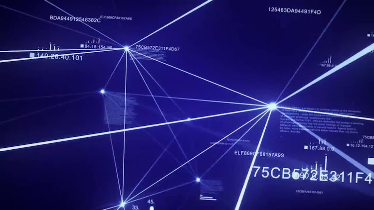 Blue Network: Stock Motion Graphics
