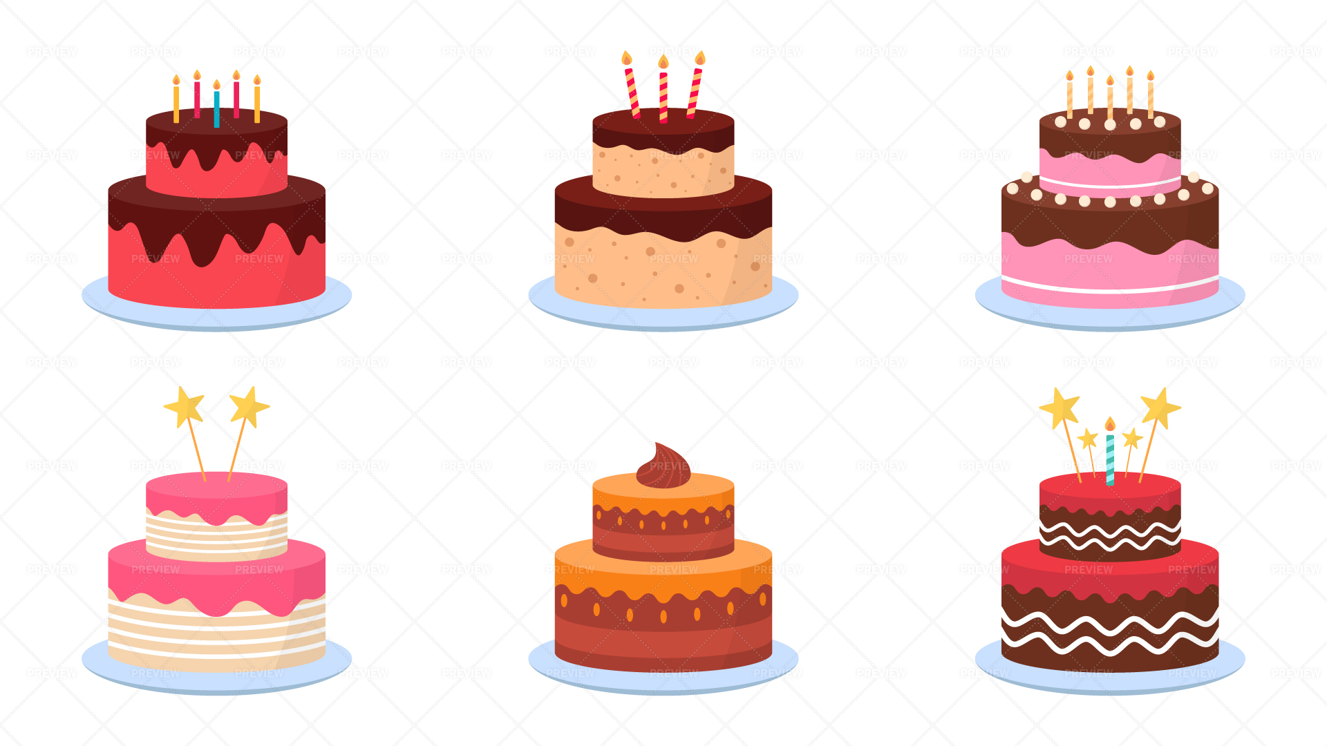 Happy Birthday Cake Graphic Design Vector: Vector có sẵn (miễn phí bản  quyền) 354676628 | Shutterstock