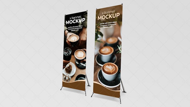 2 X Banner Mockups - Graphics | Motion Array