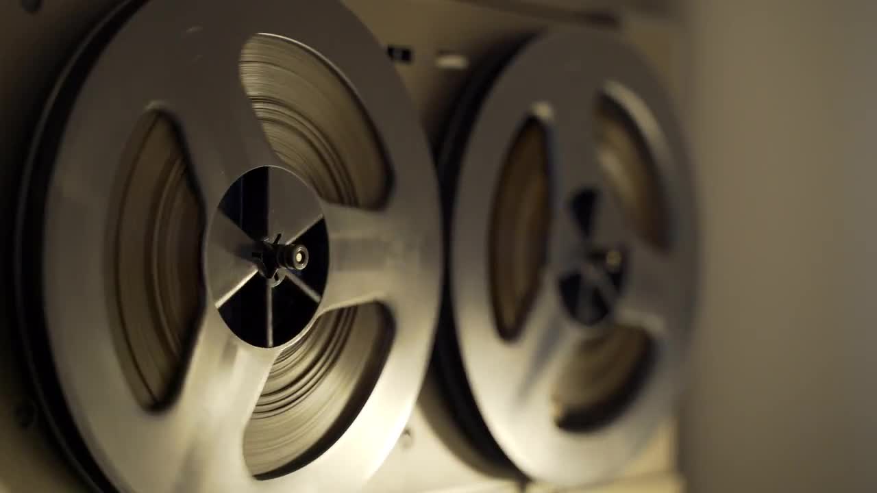 Reel To Reel Tape Deck Stock Video Motion Array
