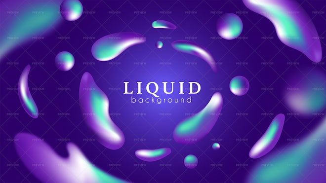 Gradient Liquid Abstract Background - Graphics | Motion Array