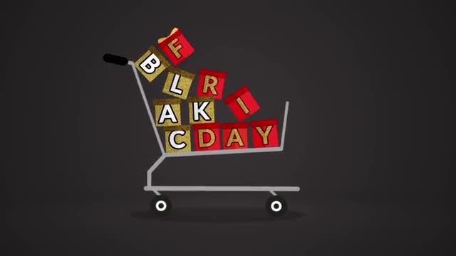 Black Friday Cart: Stock Motion Graphics