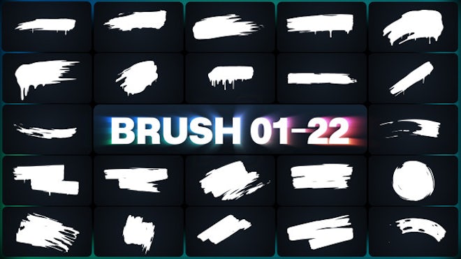 Zero to Hero - Brush Strokes - Brush Swooshes - Pattern 2 - ATM