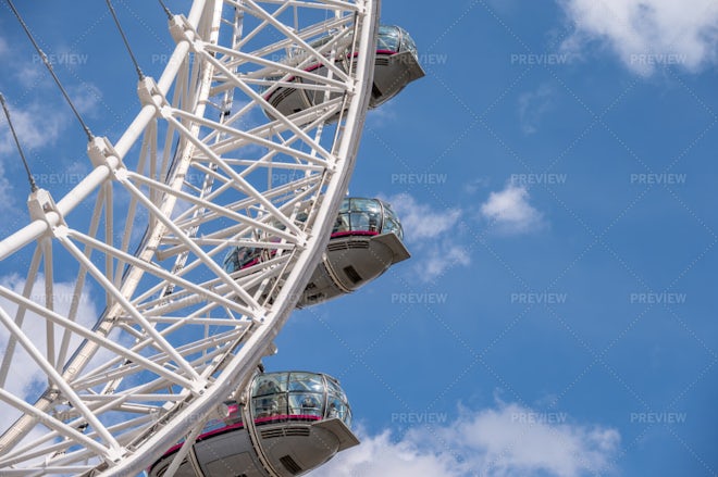 london eye close up