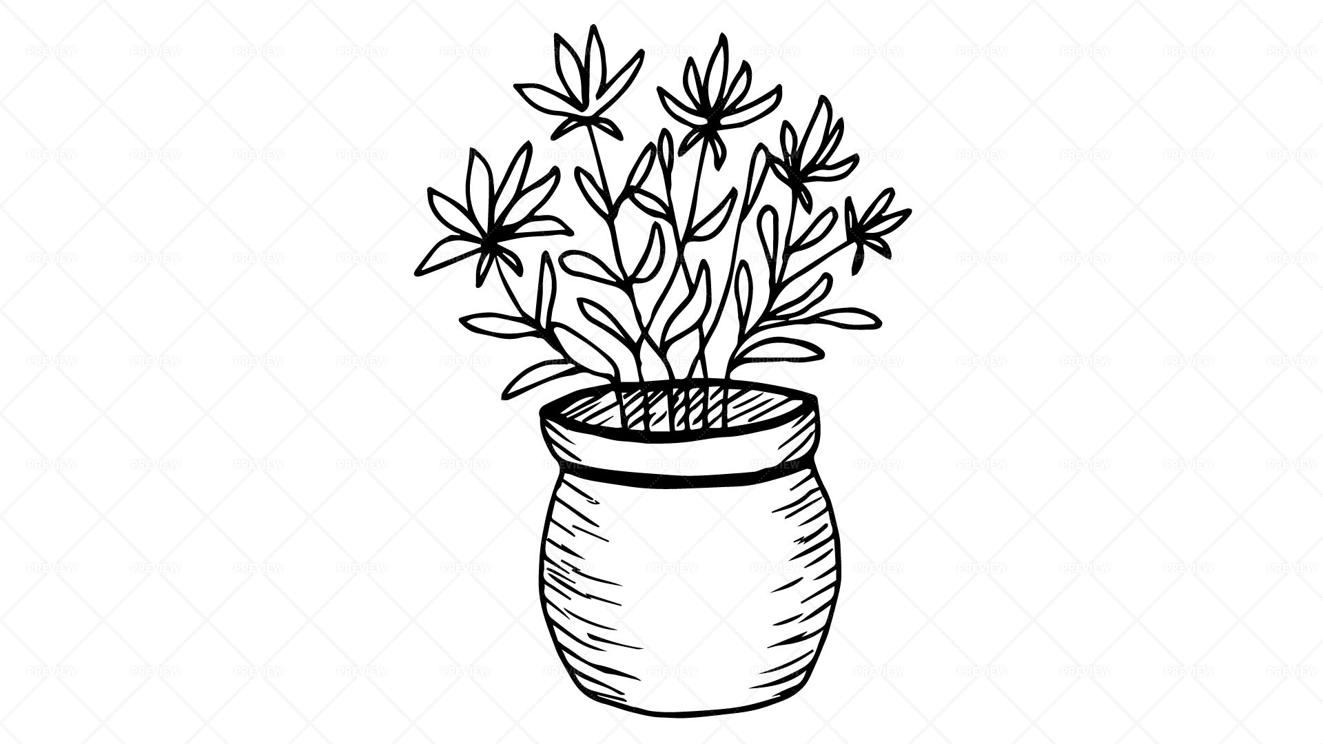 Easy Cute Flower Pot Drawing Ideas | flowerpot, drawing, flower | How to  Draw - Mini Flower Draiwng for Kids :) | By Kids Art & Craft | I