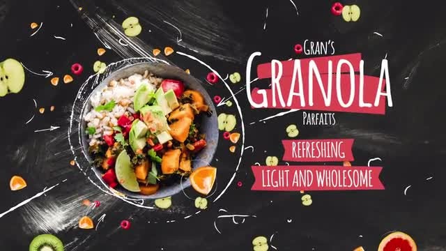 Fruits Slideshow: After Effects Templates