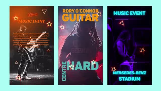 Instagram Music Stories: After Effects Templates