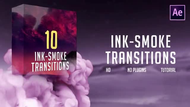 Ink-Smoke Transitions: After Effects Templates