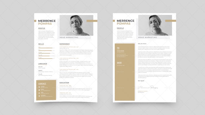 Creative Resume Template - Graphics | Motion Array