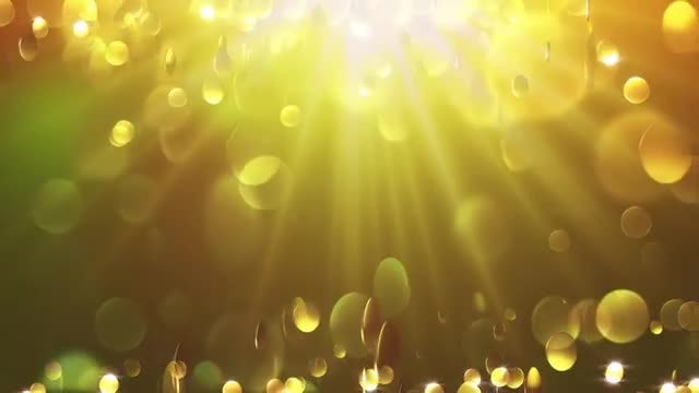 Gold Yellow Particle Background: Stock Motion Graphics