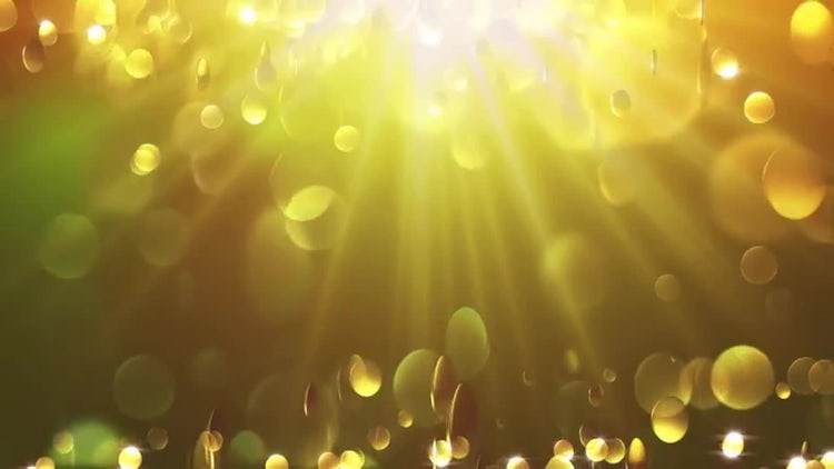 Gold Yellow Particle Background: Stock Motion Graphics