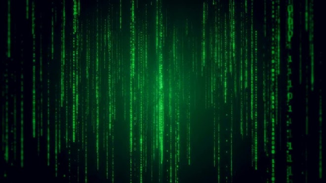 Binary Code Matrix Gif