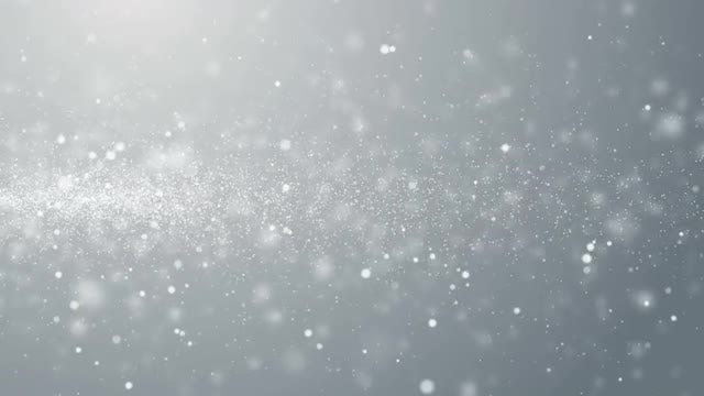 White Particles Moving Sideways Loop: Stock Motion Graphics