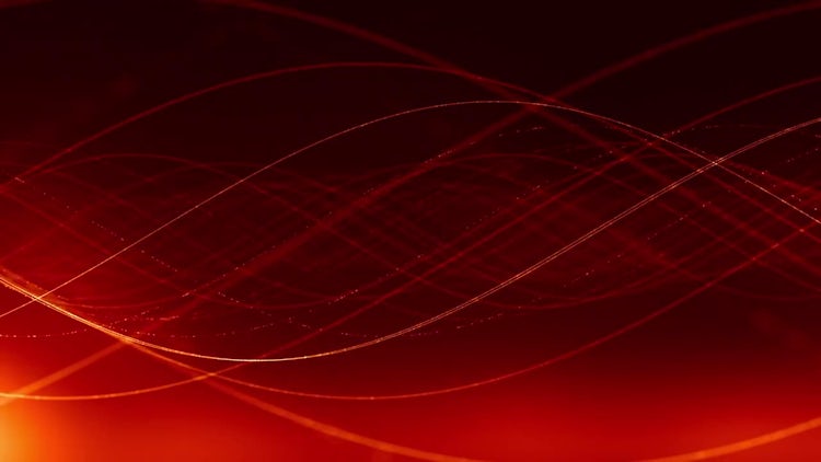 Red Sine Waves Background Loop: Stock Motion Graphics