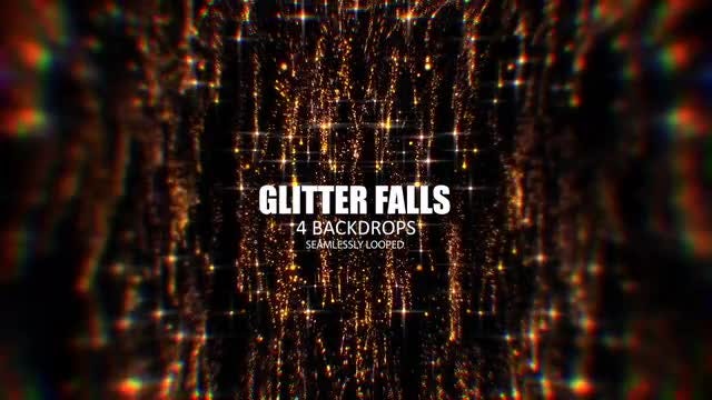 Glitterfalls Pack: Stock Motion Graphics