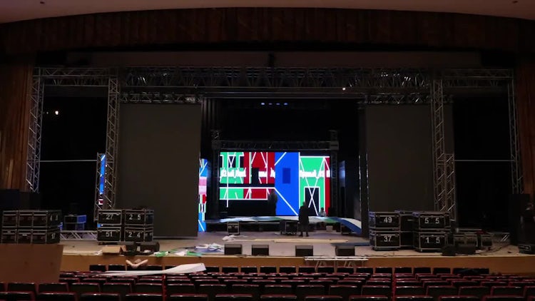 Stage Installation: Stock Video