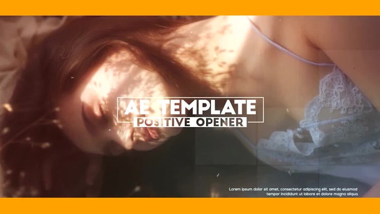 Positive Opener: After Effects Templates