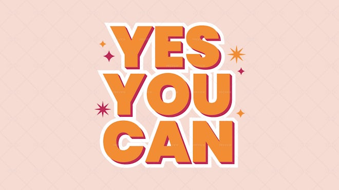 Illustration yes you can