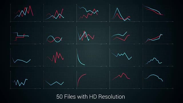 50 Diagrams Pack: Stock Motion Graphics