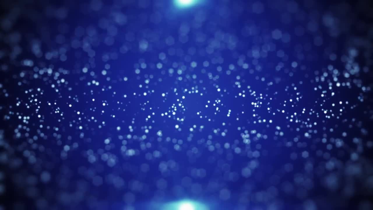 Blue Background With Sparkling Particles Stock Motion Graphics Motion Array