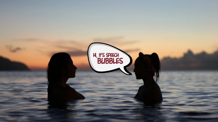 Speech Bubbles: Premiere Pro Templates