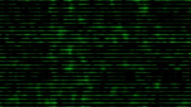 Distortion Green Lines 4K Background: Stock Motion Graphics