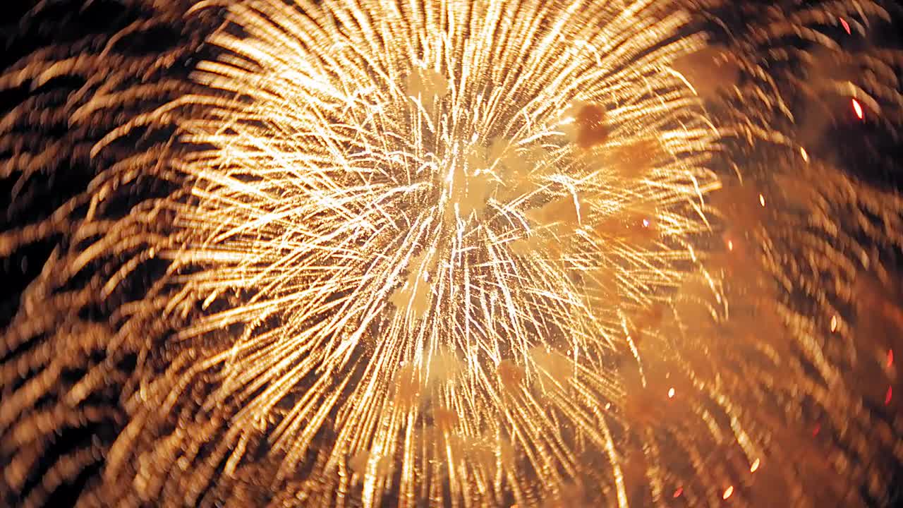 CloseUp Of Fireworks Stock Video Motion Array