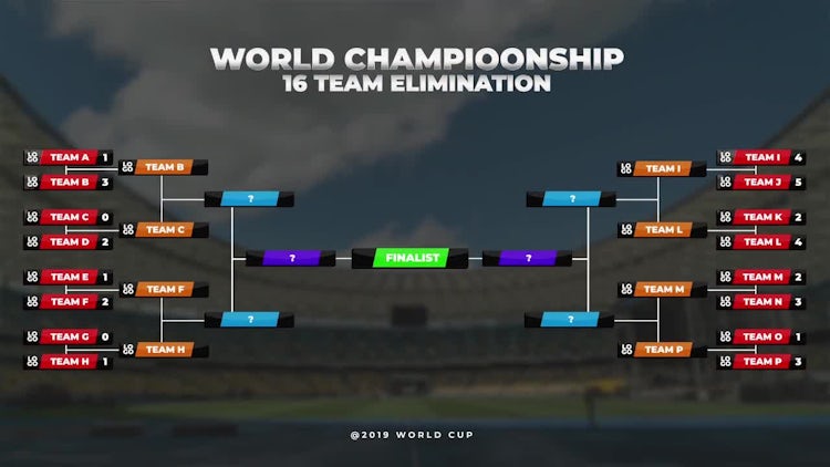 Sports Bracket: After Effects Templates