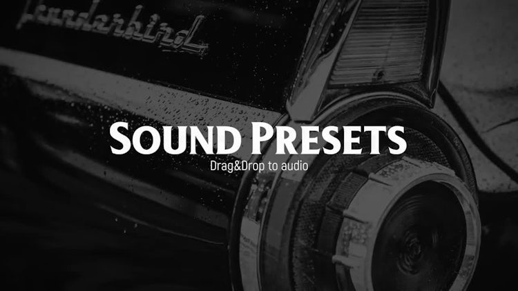 Vintage Sound FX - Premiere Pro Presets | Motion Array