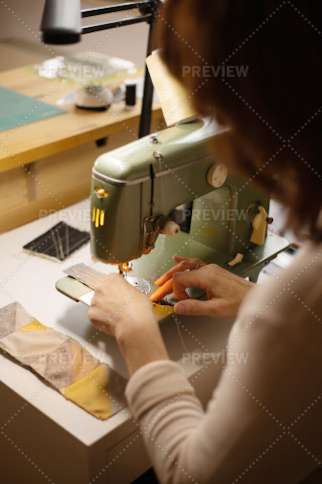 A Girl on a Seamstress Fitting Stock Image - Image of indoor