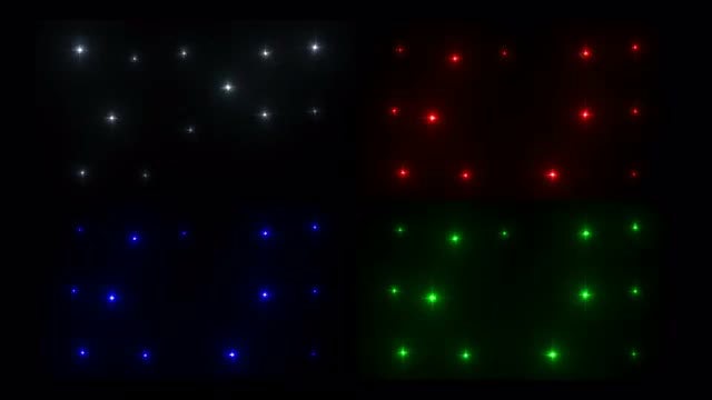 Stars LED Wall Flash Pack: Stock Motion Graphics