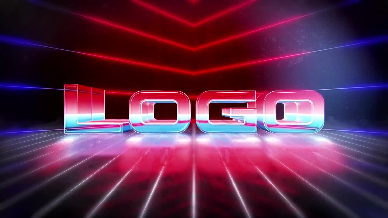 3d Modern Glitch Logo After Effects Templates Motion Array