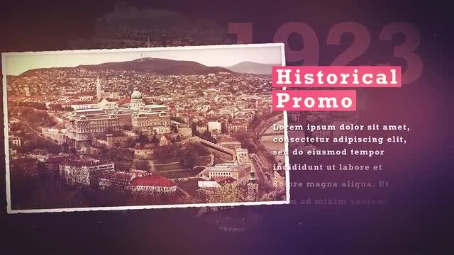 Historical Promo: After Effects Templates