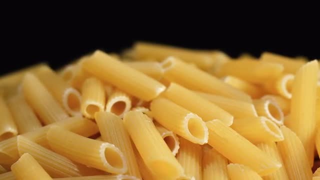Close-Up Of Pasta: Stock Video