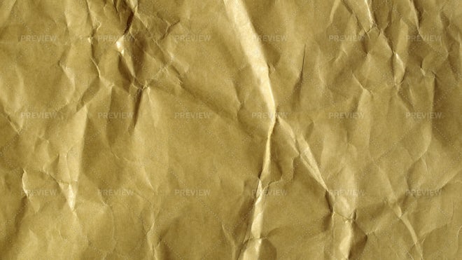 Texture Of Crumpled Yellow Paper For Design Background. Stock