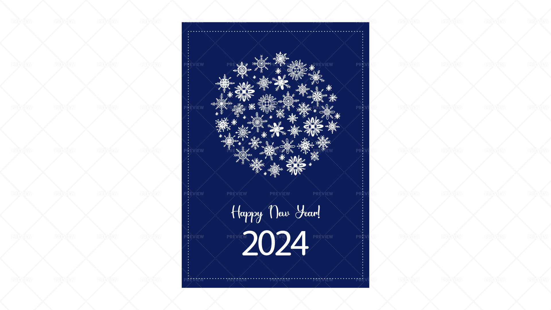 Ball Of Snowflakes 2024 New Year Card Graphics Motion Array   Preview 1961995 TRS3Q9E62s98643z Large 