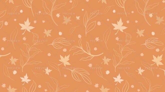 Cozy Fall Foliage Seamless Pattern - Graphics