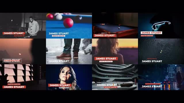 Line Lower Thirds: After Effects Templates