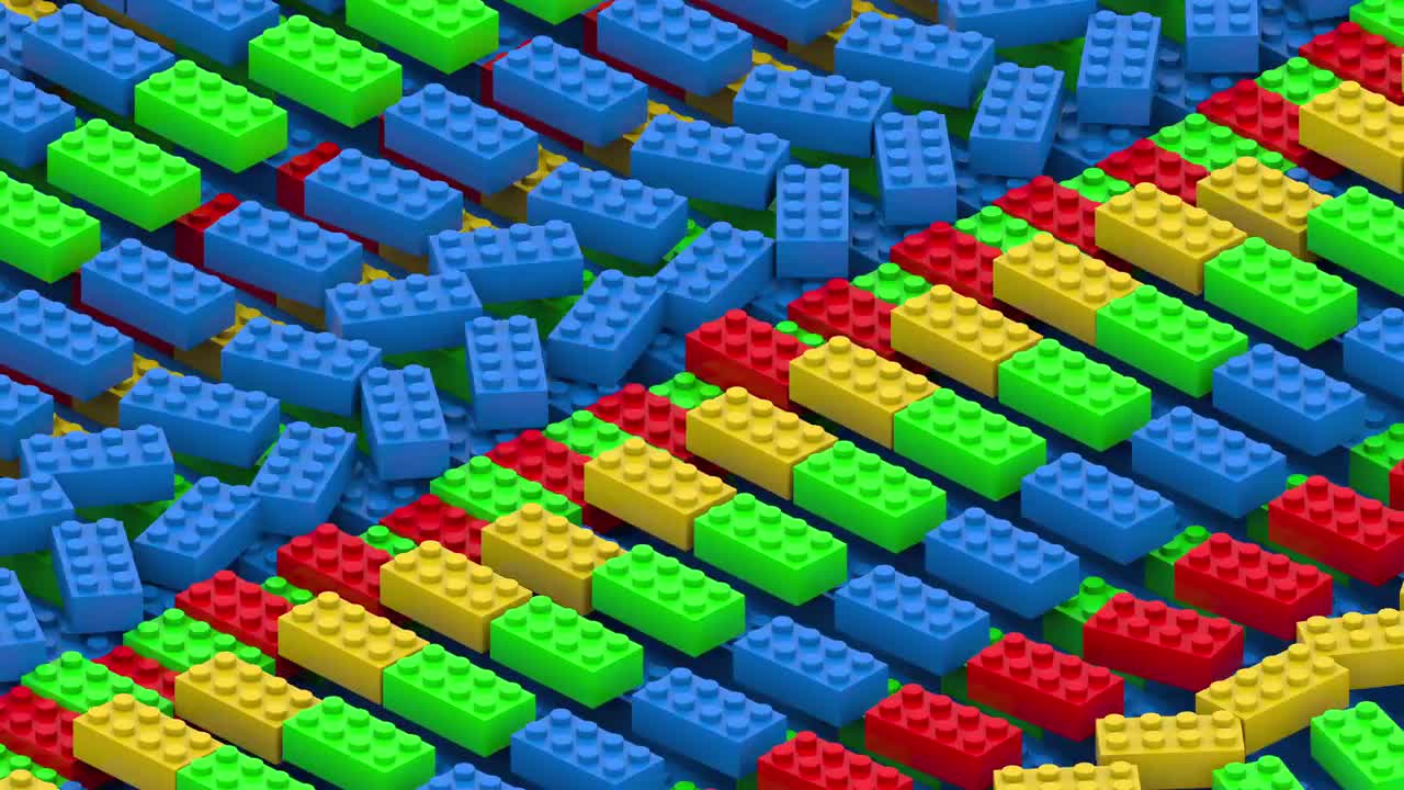 Lego Blocks Spinning Background - Stock Motion Graphics | Motion Array