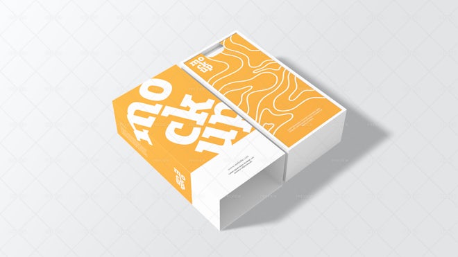 Sliding Box Packaging Mockup - Graphics | Motion Array