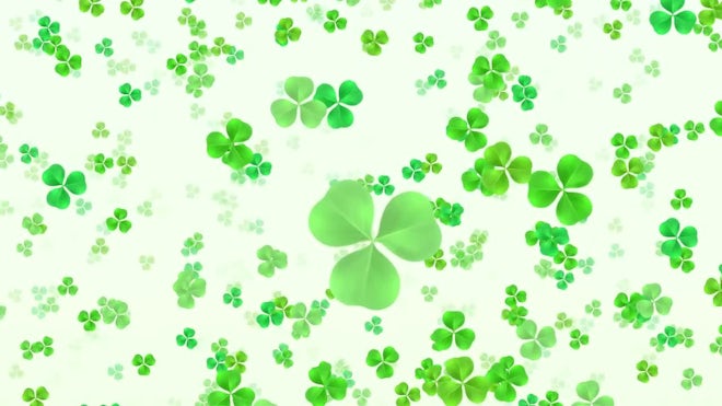 Four Leaf Clover Background - Stock Motion Graphics | Motion Array