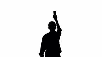 Silhouette Man Mobile 01: Motion Graphics