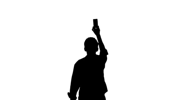 Silhouette Man Mobile 01: Motion Graphics