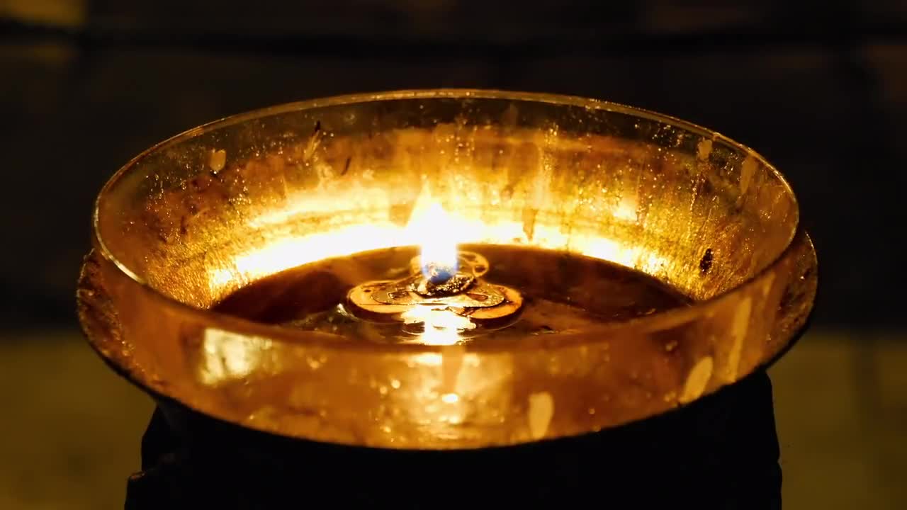 Burning Candle Stock Video Motion Array