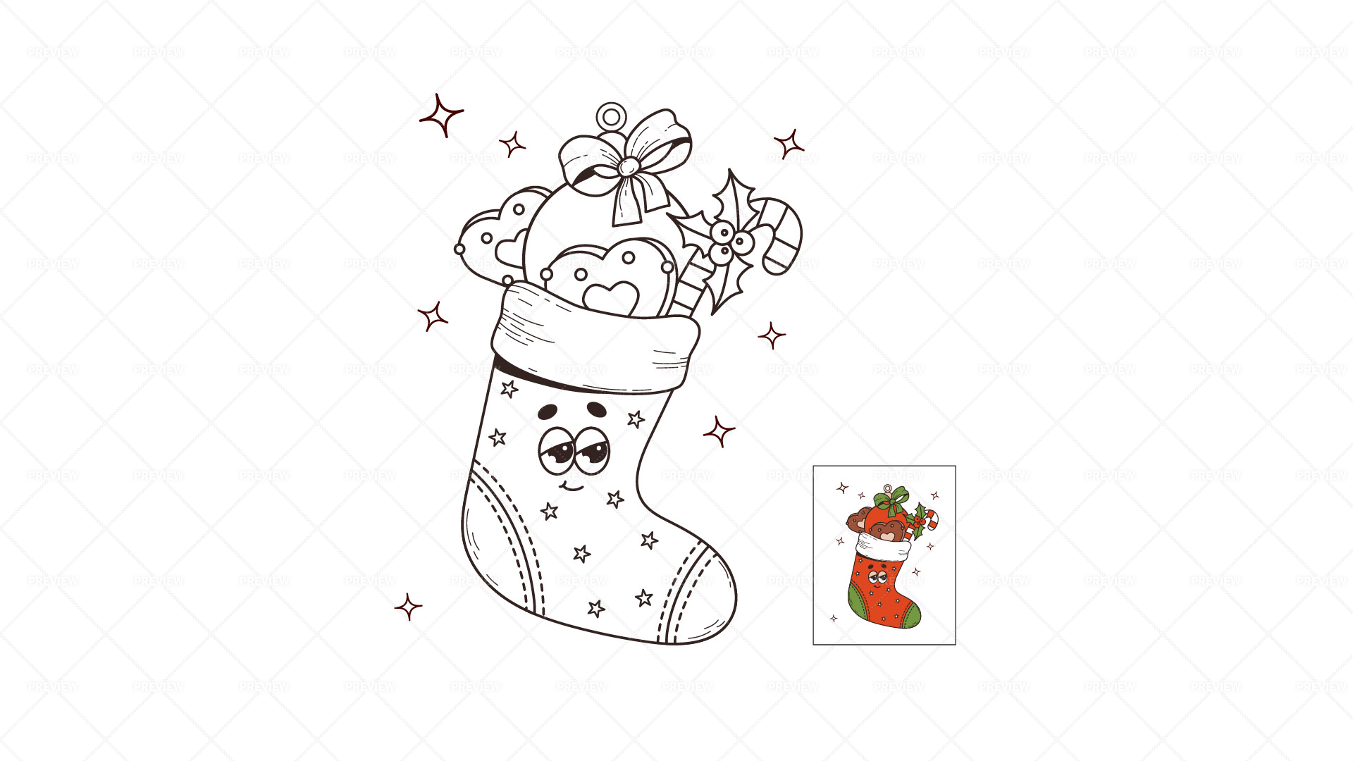 How to Draw a Christmas Stocking | Christmas Art for Kids | Art for Kids -  YouTube