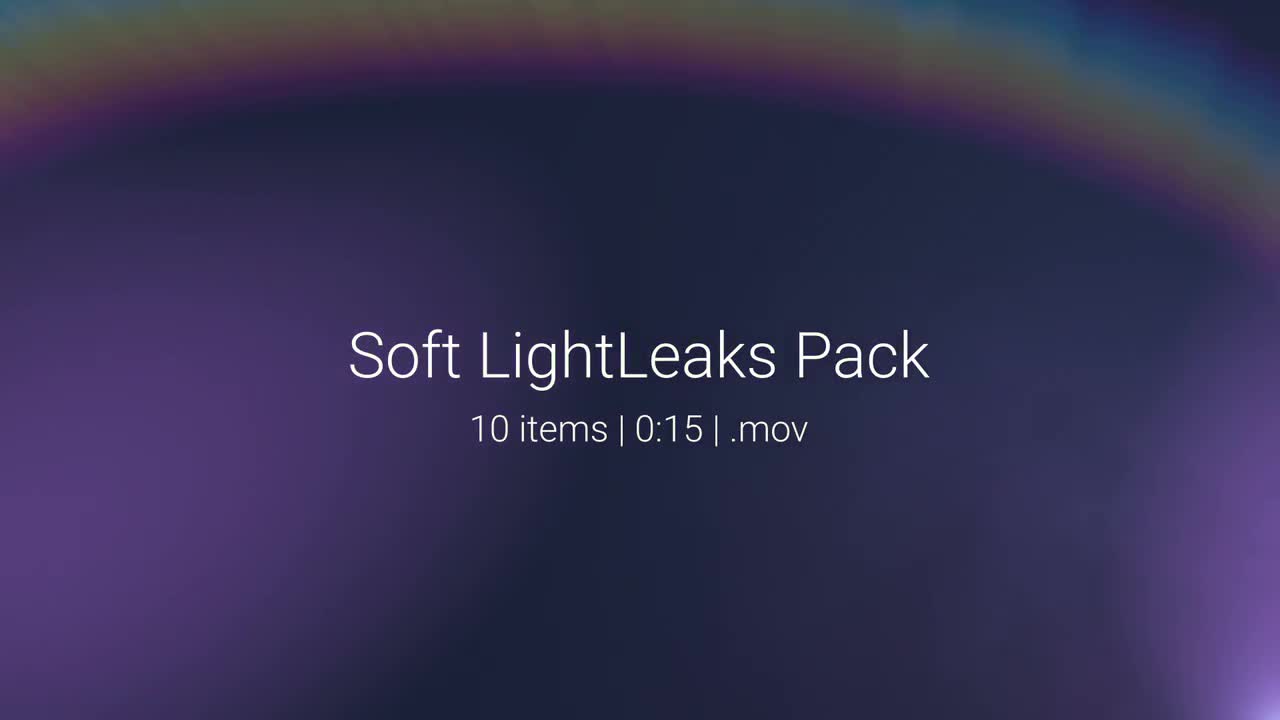 Soft Light Leaks Pack Stock Motion Graphics Motion Array