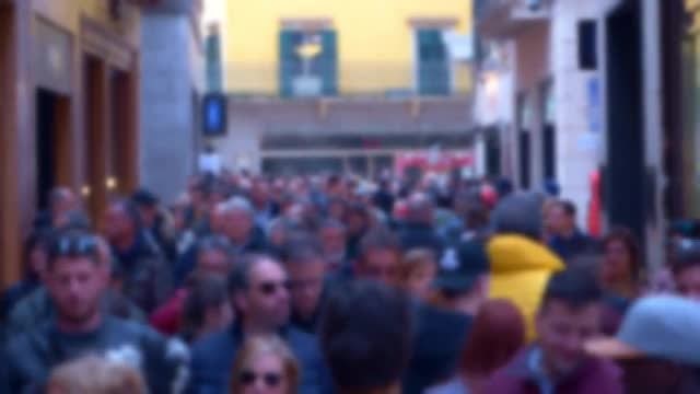 Anonymous Crowd: Stock Video